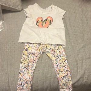 Like new Girls 18m IKKS toddler outfit